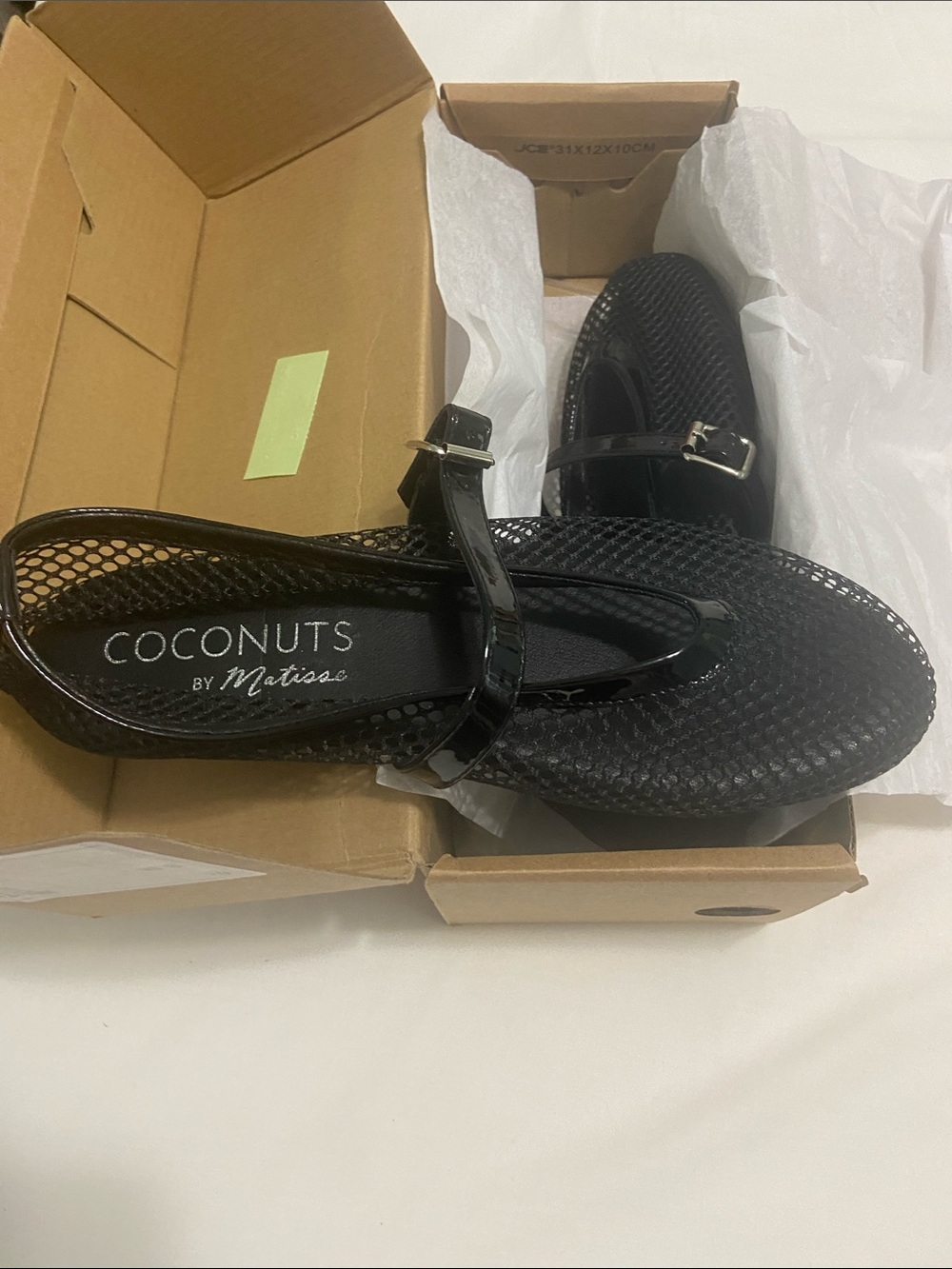 Coconuts by Matisse Black Woven Mary Jane Sandals
